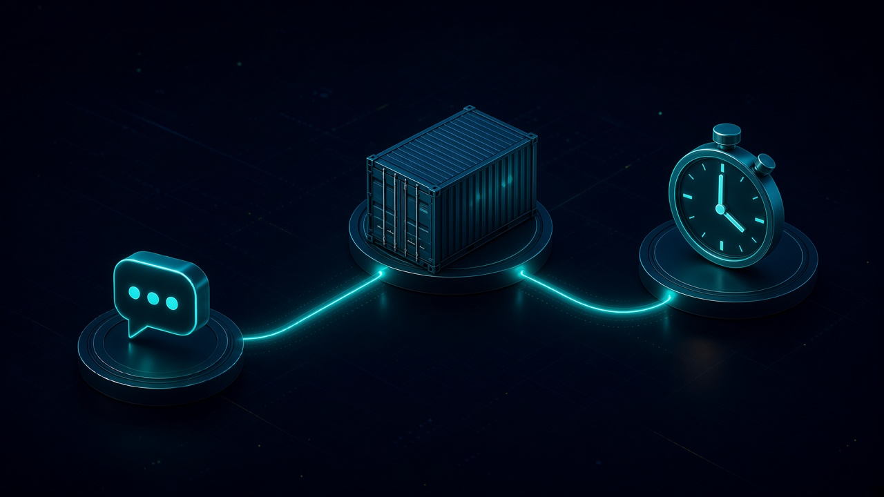 Container ETA Updates on WhatsApp for Importers — workflow automation by Zaps Studio